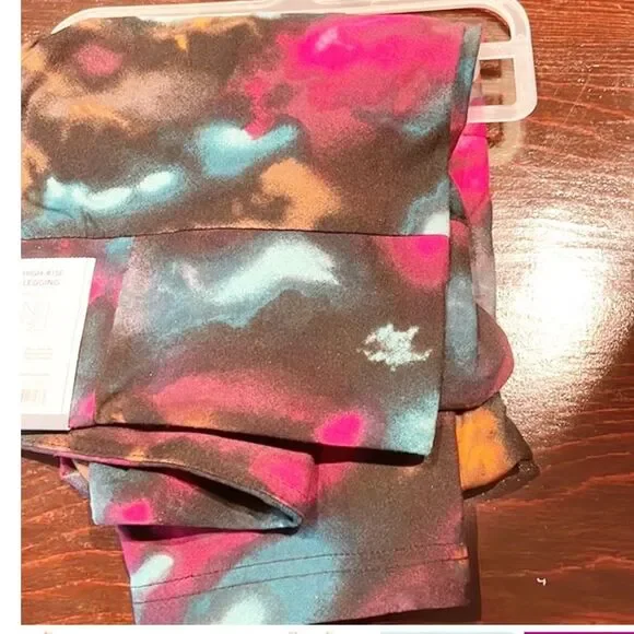 Nobo watercolor print Sueded Ankle Legging Juniors Women high rise pants nwt* - Picture 5 of 6